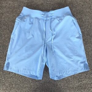 Lululemon T.H.E. Linerless Shorts Mens Small Blue Athletic Gym Training Stretch